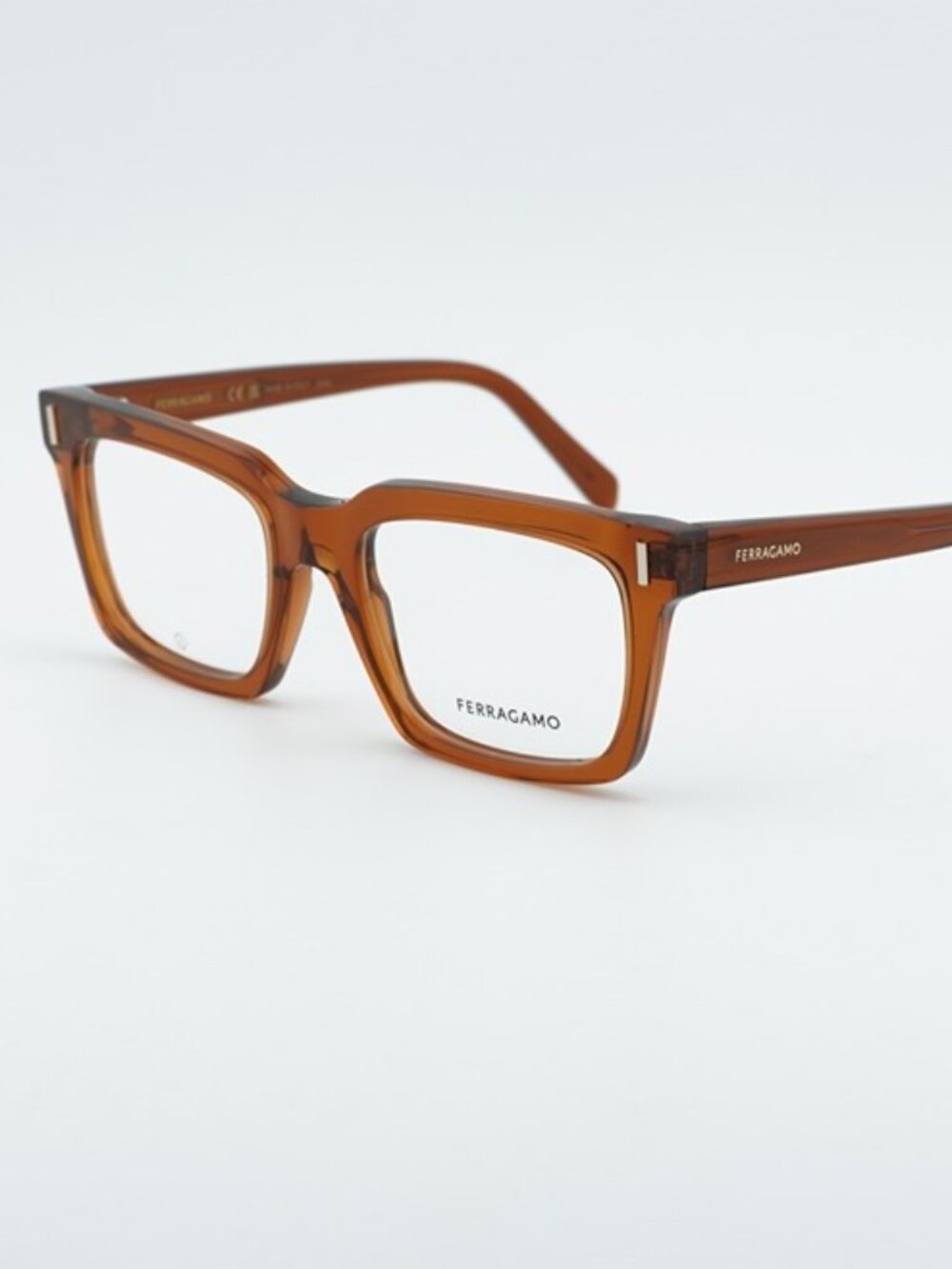 Salvatore Ferragamo SF2993 232 Unisex Eyeglasses Brown 53mm Square Frame